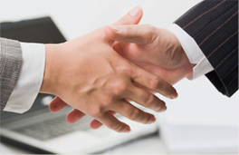 Image of two hands shaking